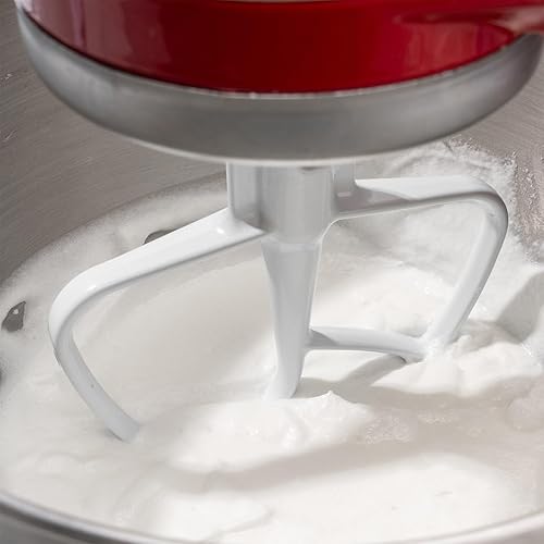 Miniatura 7 de Batidor plano y batidor de borde flexible para batidora de pie de cabeza inclinable Kitchenaid