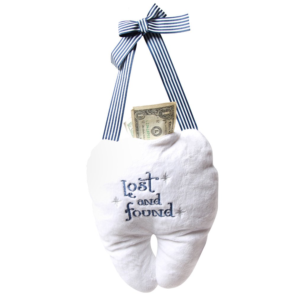 Snuggle Stuffs Lost Found White Tooth Fairy Pillow