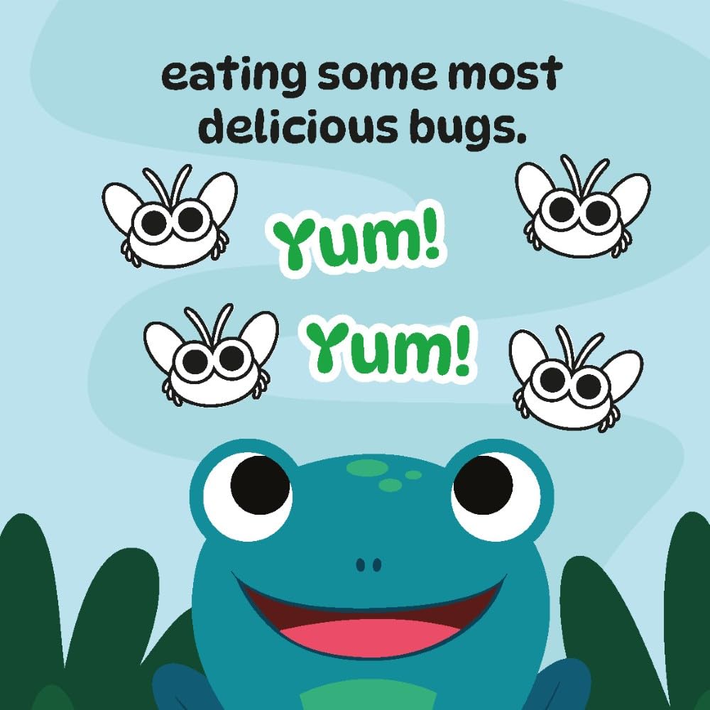Super Simple Five Little Speckled Frogs Magic Bath Book: Waterproof and Reusable Color-Changing Water Book for Babies and Toddlers Ages 1-3 image 3