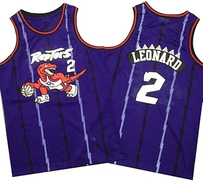 Amazon Ysaカウィレナード2 バスケットボールジャージ メンズトロントラプターズバスケットボールユニフォーム Nbaスウィングマンノースリーブトレーニング服 フルサイズ Ysa バスケットボール