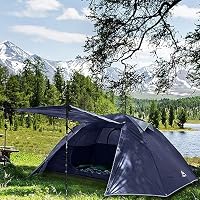 Forceatt Zelt 2 Personen Camping Wasserdicht 3-4 Saison,Ultraleicht Zelte Mit Kleinem Packmaß, Kuppelzelt Sofortiges Aufstellen Für Trekking, Outdoor, Festival – Ansicht 6