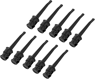 Gancho de Teste, 10pcs Multímetro Grampo de Gancho de Teste Teste Rápido 30Vac-60Vdc 10A Isolamento para Teste de Tensão para Teste de Circuito de Rotina Preto