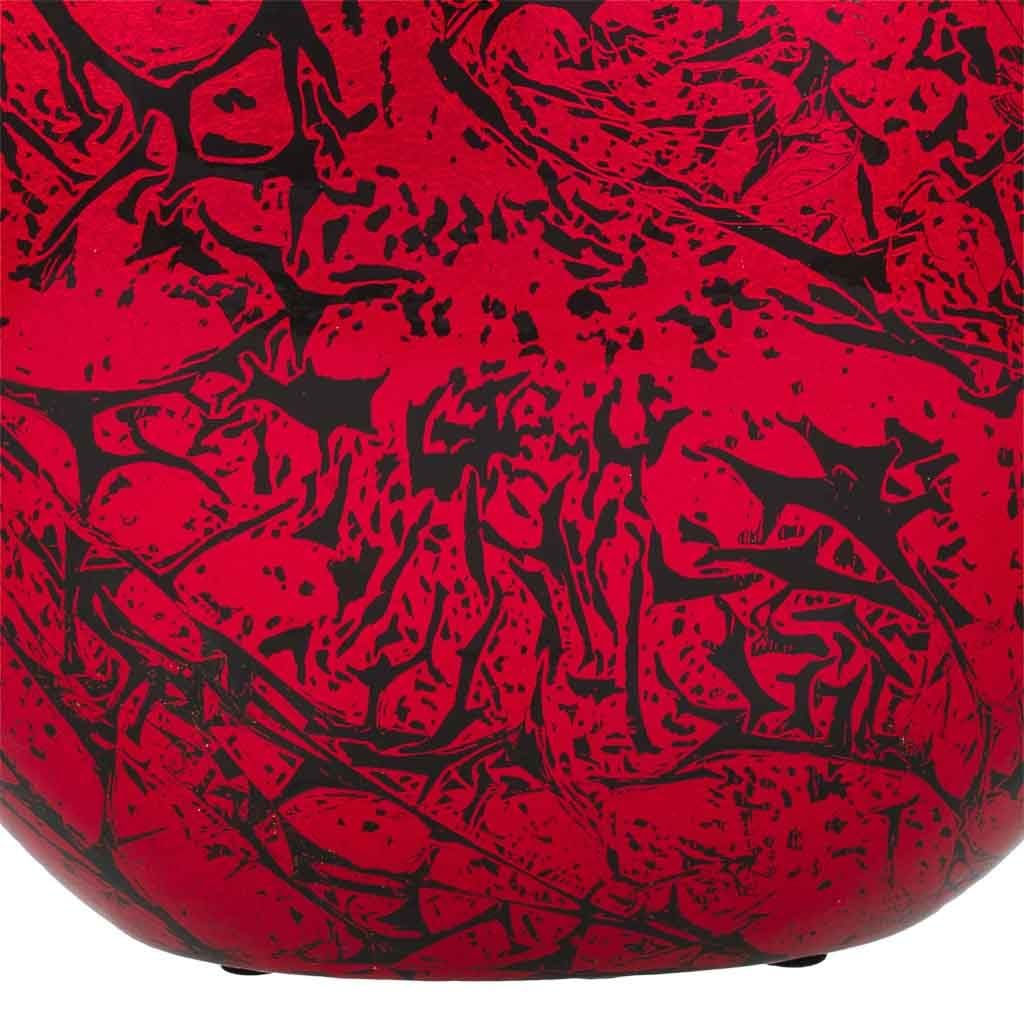 WANDERLUST DECO Jarrón de cerámica Rojo 35x18,5x37,5
