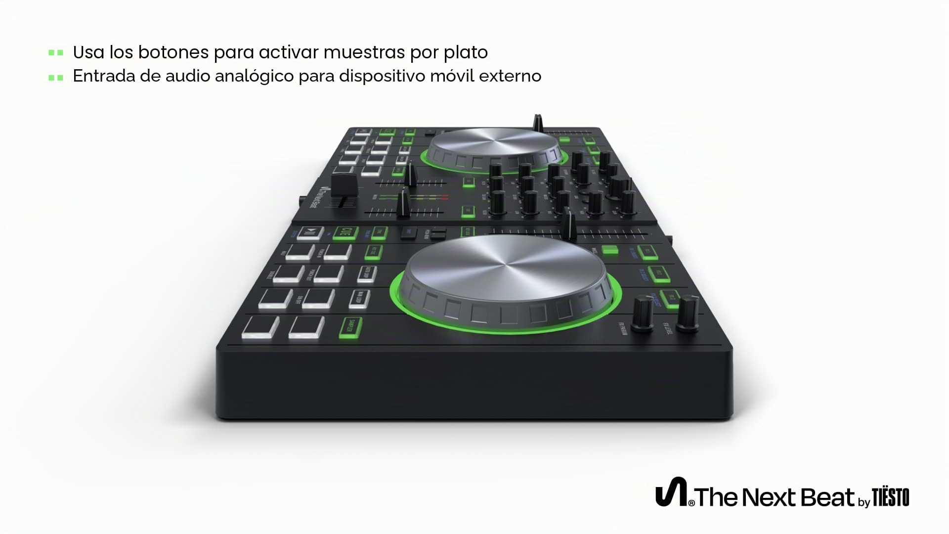 Innjoo - Mesa de DJ para Principiantes con Controlador de Mezcla de Música y Efectos Integrados