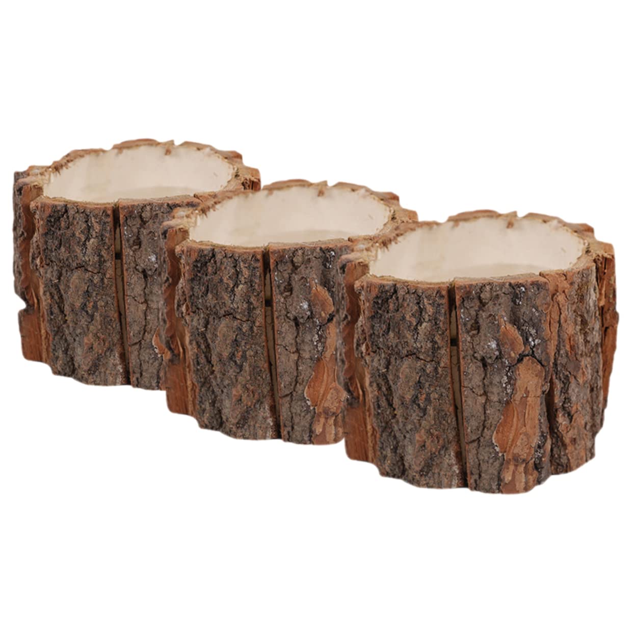 HOMSFOU 3 Piezas Portalápices De Madera Organizador De Escritorio Para Bolígrafos Contenedor De Estilo Sencillo Hogar Portalápices Prácticos Para Oficina