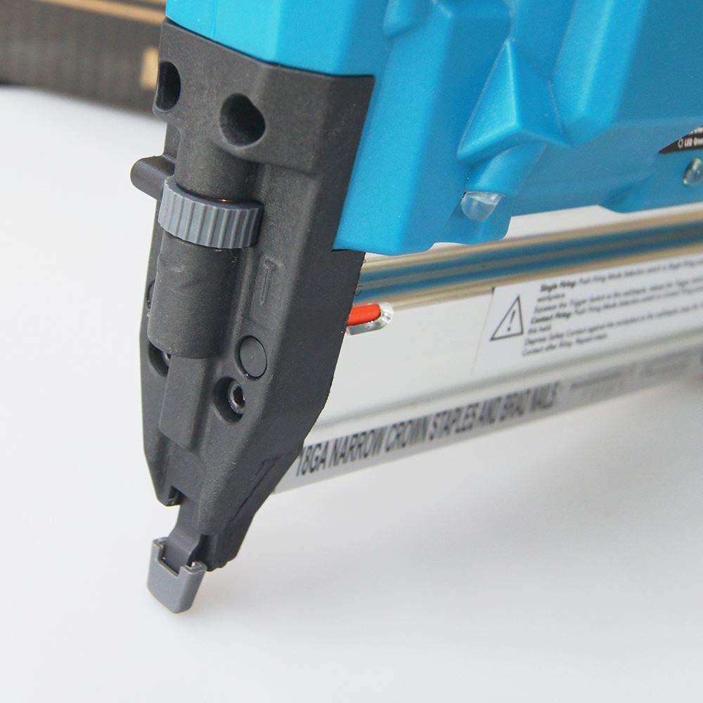 KATSU Tools Pistola cucitrice chiodatrice a batteria industriale 18V con batteria 2.0Ah, compatibile con chiodi 18GA, inclusi chiodi 200 x 40 mm e graffette 200 x 32 mm