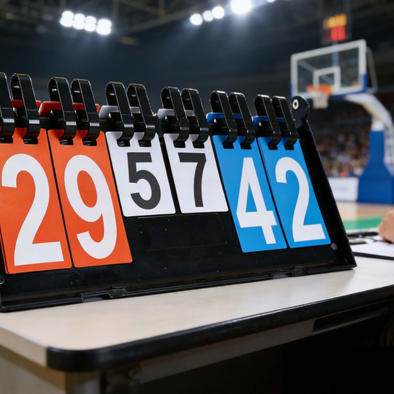 Marcador Deportivo Digital Portátil Plegable 4 Dígitos Multifunción