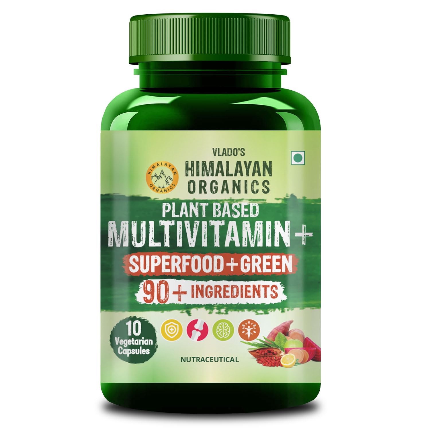 Vlado's Himalayan Organics Plant Based Multivitamin 10+ Ingredients - 10 Veg Capsules-picture-23