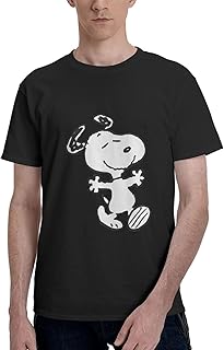 Tシャツ メンズ 半袖 スヌーピー 綿100% ティーシャツ トップス インナーシャツ 人気 吸汗速乾 夏服 柔らかい 快適 おしゃれ カジュアル 型崩れしにくい ゆったり 通気性 通勤 通学 2xl