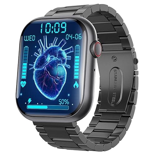 【2025新登場&2.1インチHD大画面】スマートウォッチ デジタル腕時計 活動量計測 スポーツスマートウォッチ Bluetooth 通話機能付き 着信通知 歩数計 音楽・カメラ制御 呼吸訓練 天気予報 腕時計 Smart Watch IP67防水 100