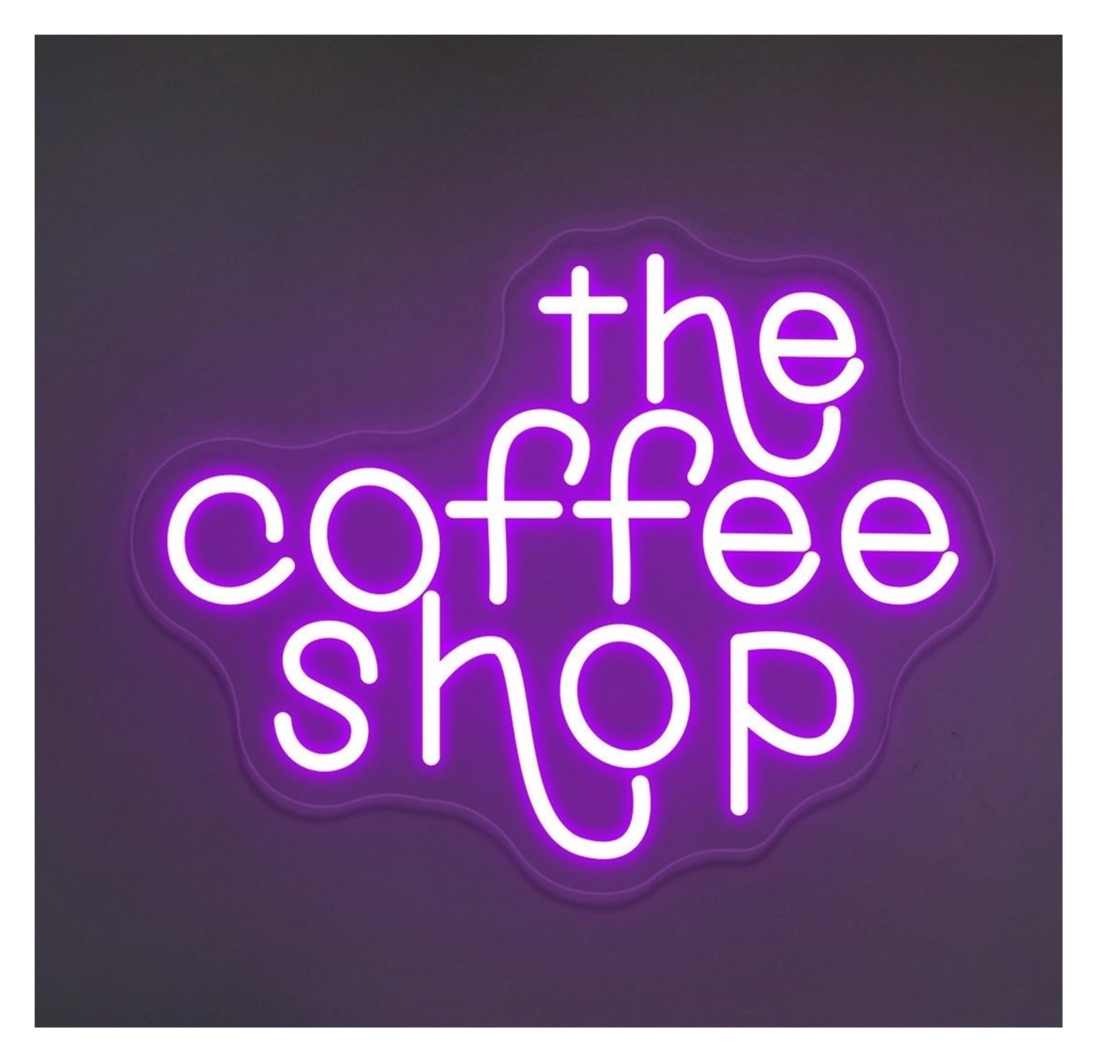 RONGCH Hanging Art Signs Coffee Shop Custom Neon Sign Cafe Bar Decor Room Bedroom Game Pet Store Birthday Party 45cm
