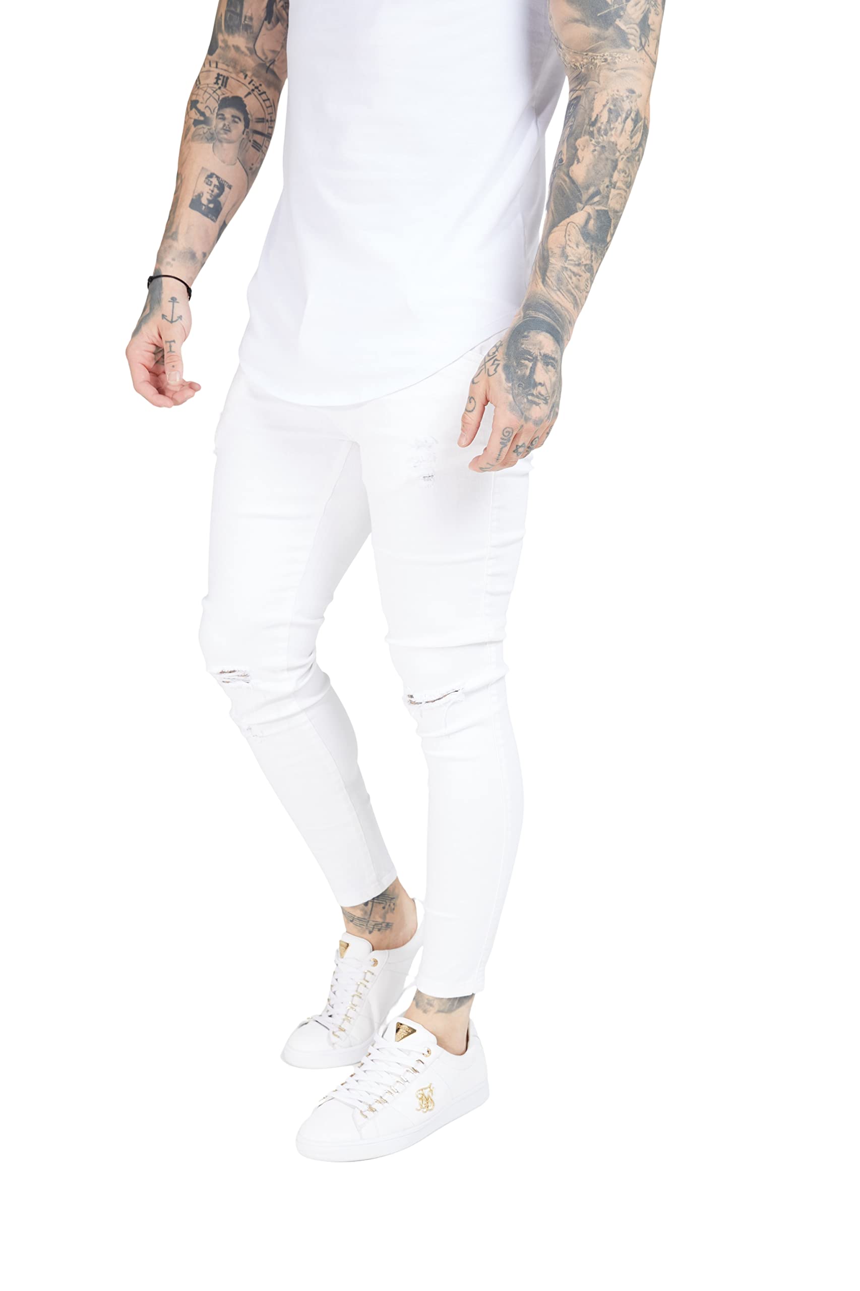 SikSilkSkinny Jeans - White