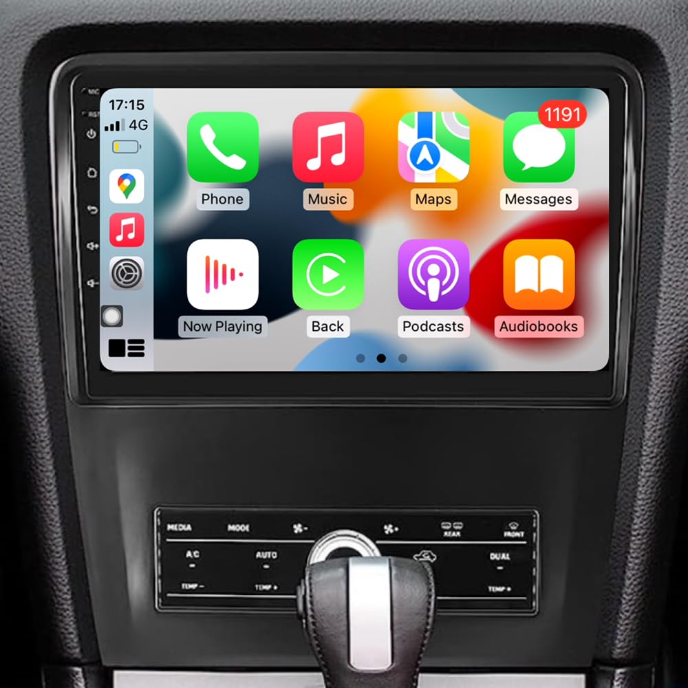 Android 12 Stereo Radio for Ford Mustang (2010-2014) Manual AC,10 inch IPS screen Octa Core 3G+32G Build-in Wireless Carplay/Android Auto//WiFi/Bluetooth Free AHD Camera-image-44