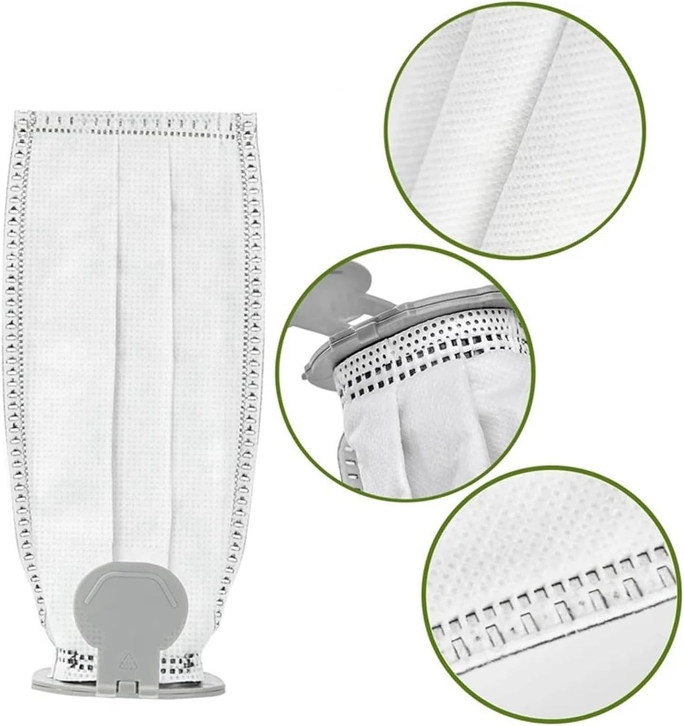 Pack Of 10 Vacuum Cleaner Bags Replacement Parts，Compatible For Vorwerk，VK7 FP7, Filter Bags，Compatible For Kobold VK7，Vacuum Cleaner,
