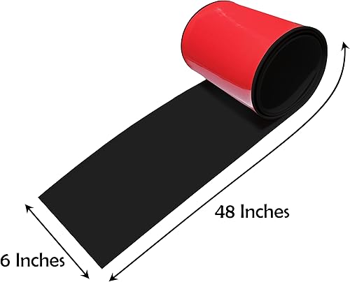 Miniatura 7 de Protectores de pared de garaje, protectores de goma autoadhesivos fuertes de 6 x 48 pulgadas para paredes de garaje, protector de pared de garaje