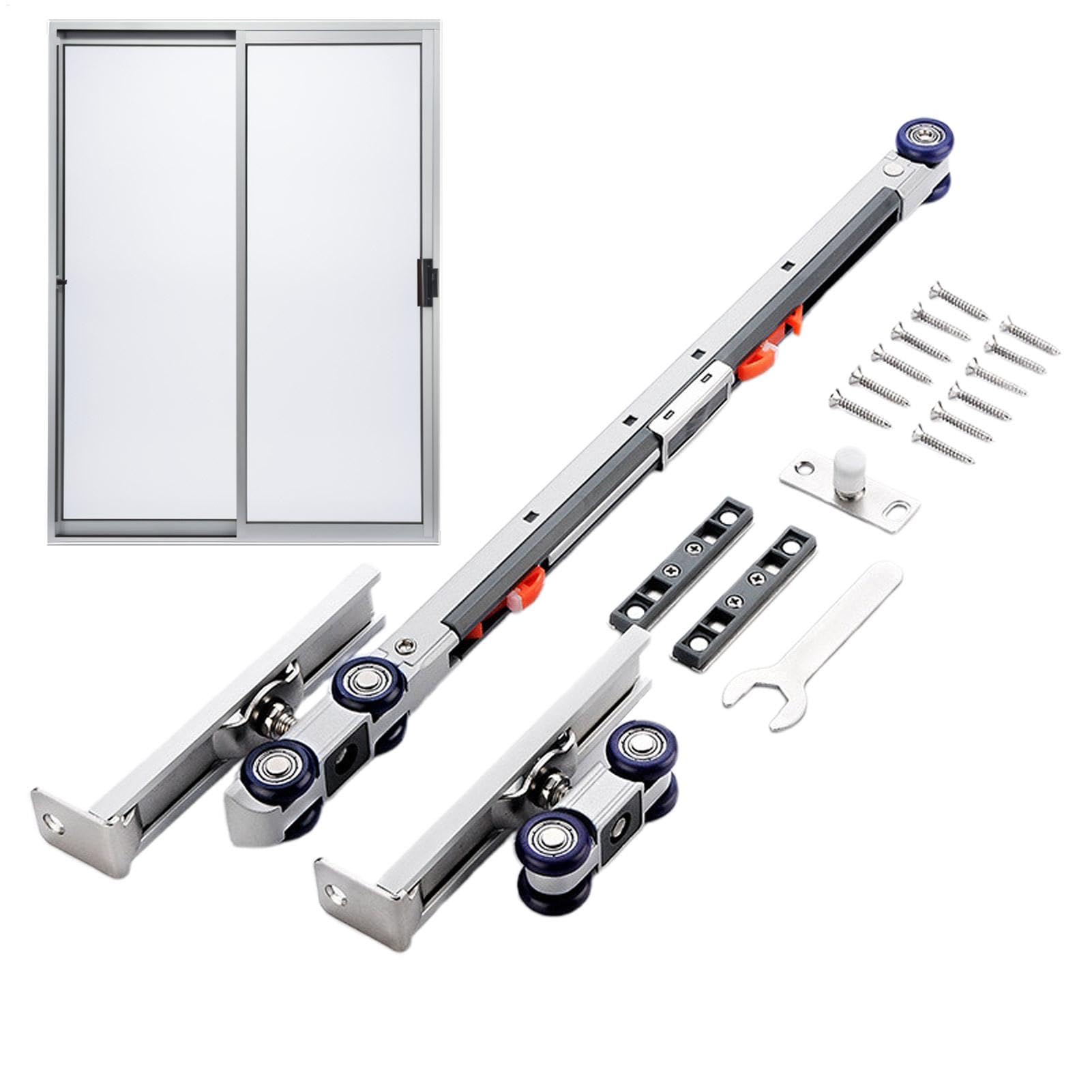 Rail de porte coulissante acier inoxydable kit quincaillerie porte bois