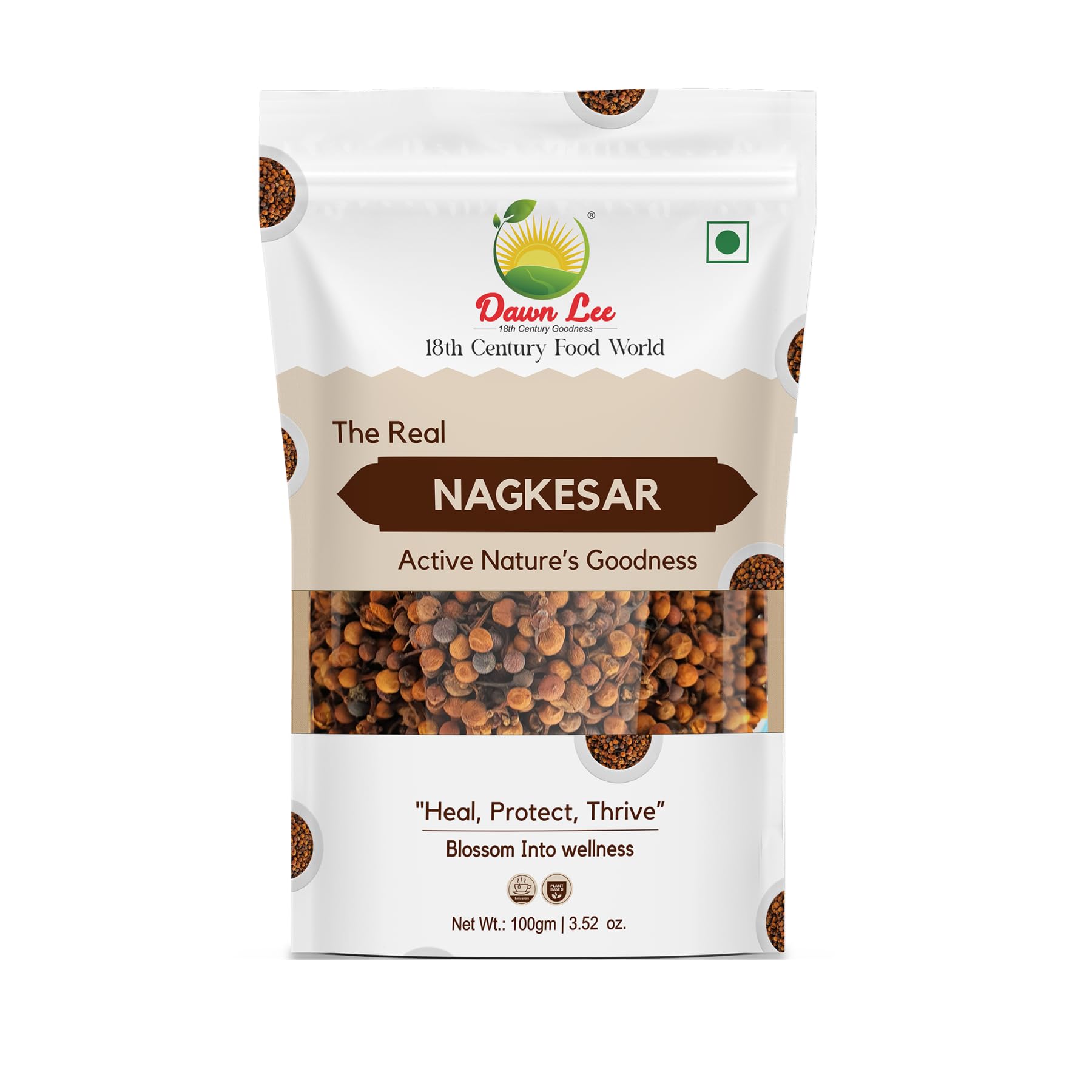 Dawn Lee Nagkesar/Nagpushp Longifolia 100g | Nagkesar Whole | Ochrocarpus Longifolius Seeds | Indian Rose Chestnut Flower | Cobra’s Saffron | Natural Fragrant Herb for Skin Care, Digestion, Joint & Liver Health-image-32