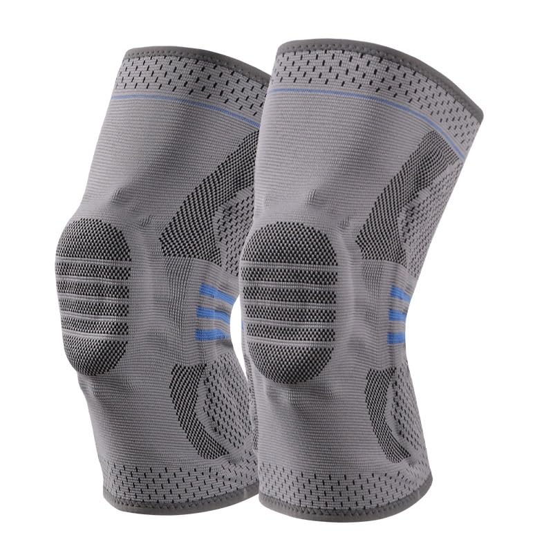 Silicone Spring Support Knee Pads Fitness Sports Thickened Shock Absorption