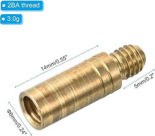 Miniatura 8 de PATIKIL Pesas de dardos de cobre, acentuador de peso de dardos ajustador de dardos accesorios de dardos