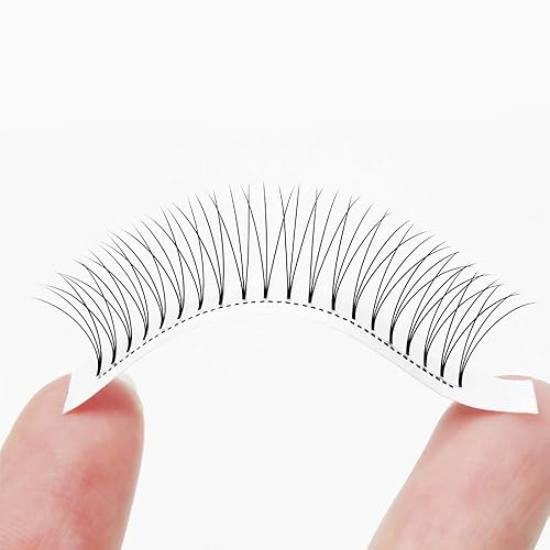 Miniatura 8 de Extensiones de pestañas postizas con volumen 5D de 0.004 in, rizo D, 0.63 pulgadas, tallo corto, abanicos prefabricadas suaves, opcionales 3D, 4D,