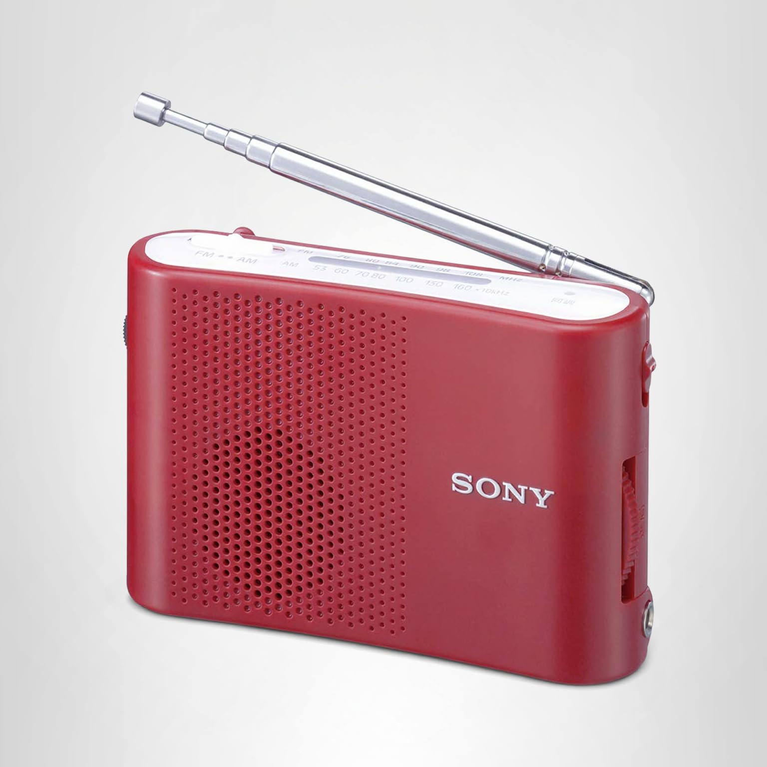 ソニー ICF-51/R FM/AMハンディーポータブルラジオ