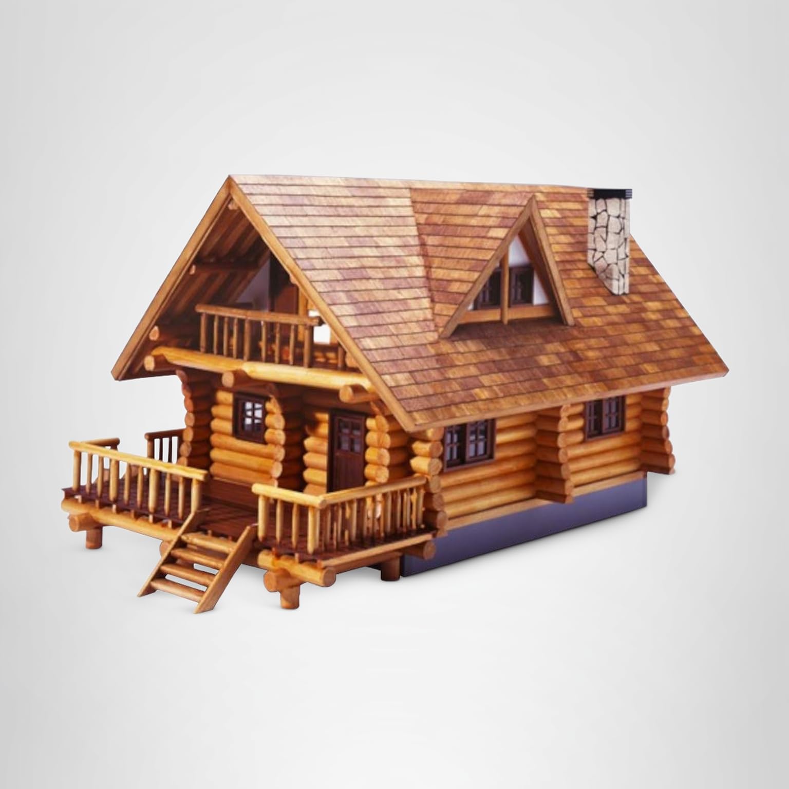 Amazon | ウッディジョー 1/24 ログハウス 木製模型 | プラモデル 通販