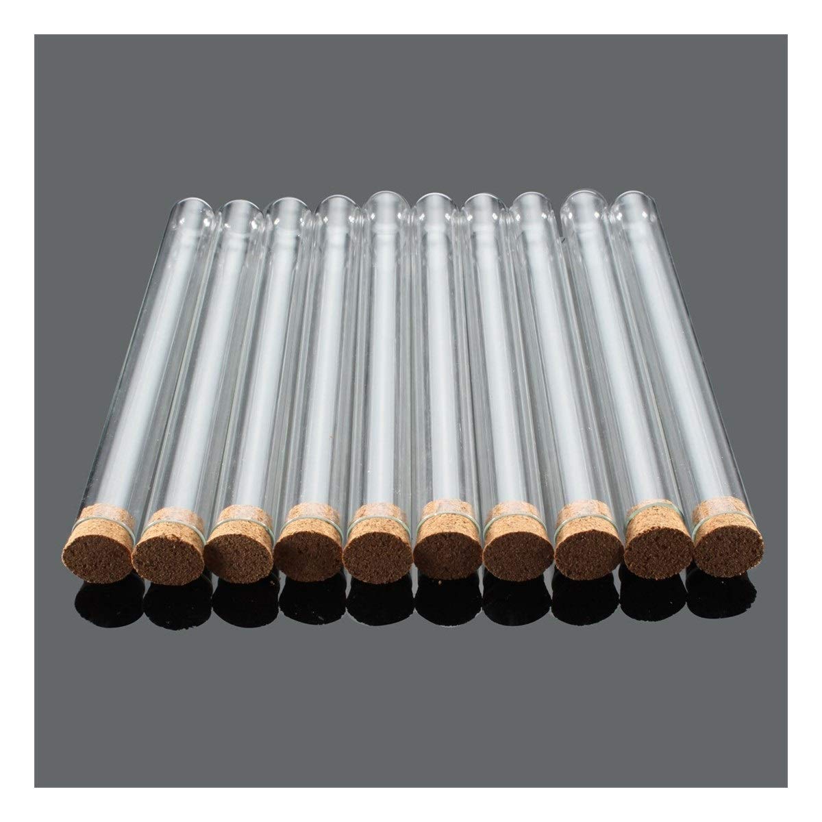 Kleine Reagenzgläser, 10 Stück, 15 X 150 Mm, Reagenzglas Aus Laborglas, Mit Korken, Reagenzgläser Für Laborschulbedarf, Einfach Zu Verwenden