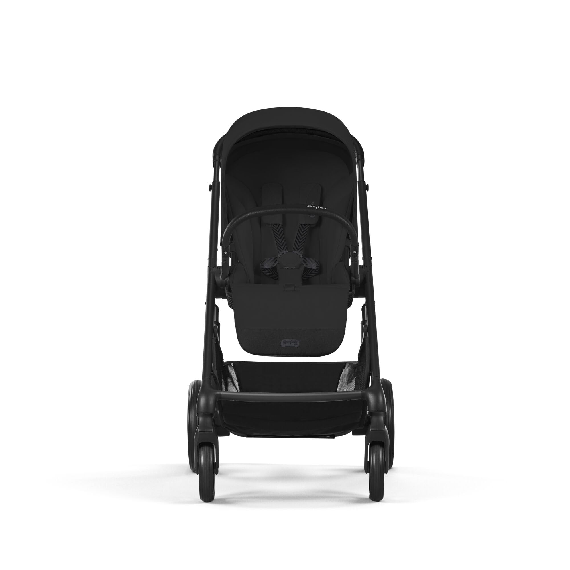 CYBEX Gold Cochecito Balios S Lux, Posición Reclinada Ergonómica, Sistema de Arnés con Una Sola Mano, Desde el Nacimiento Hasta 22 kg (Aprox. 4 Años), Moon Black