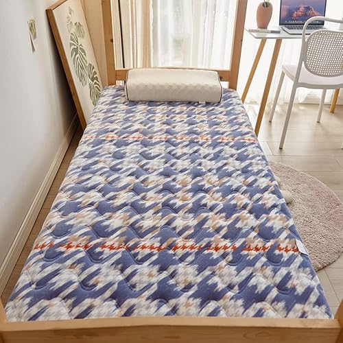 Miniatura 9 de Colchón de tatami japonés tamaño Queen colchón de futón doble para dormitorio de estudiantes colchón acolchado para mantener el calor tapete de