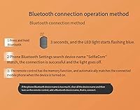 Vista 7 de Trípode para selfie, 3 en 1, extensible y portátil, para iPhone, con control remoto inalámbrico, compatible con iPhone 16, 15, 14, 13, 12, 11 Pro