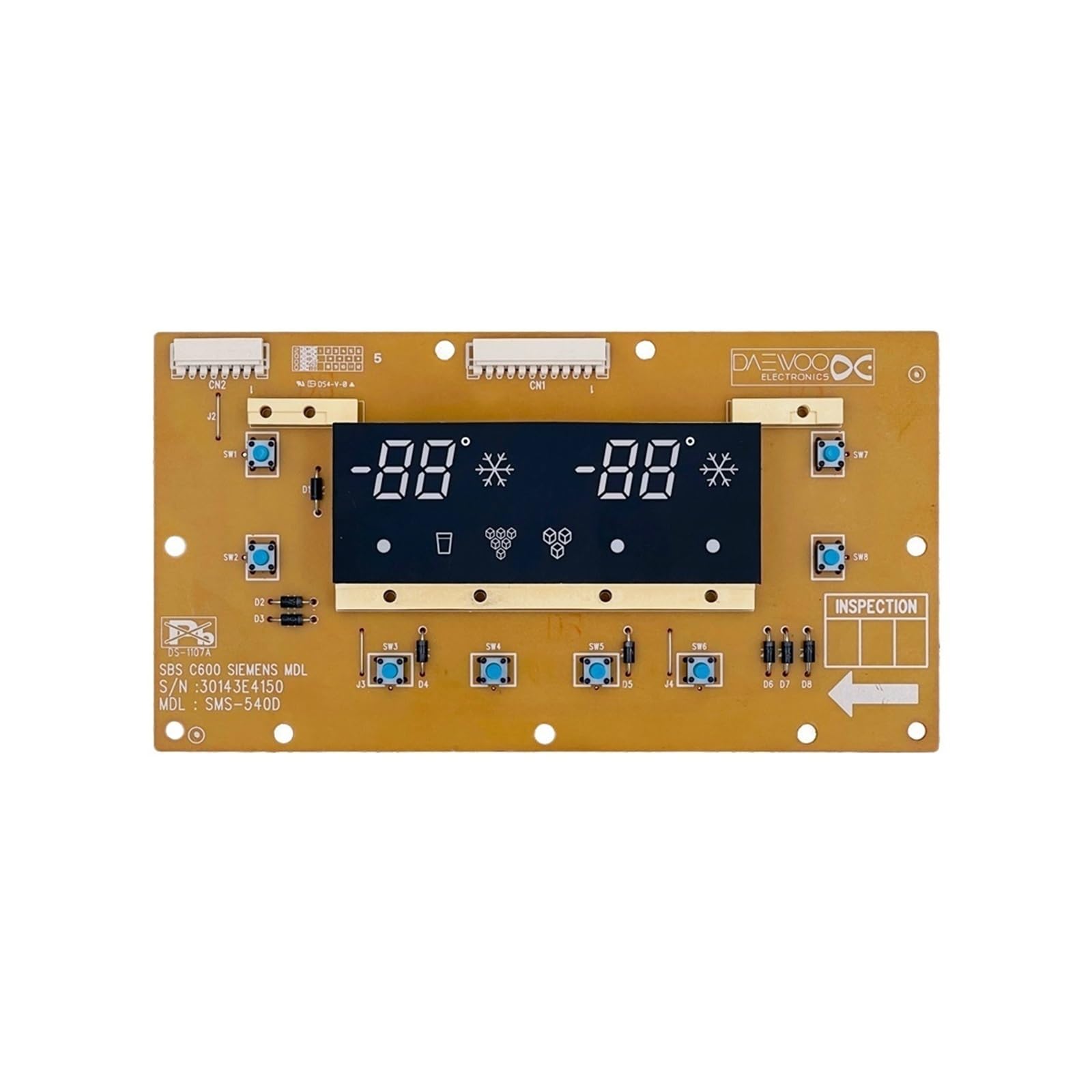 ，Compatible For Siemens，Refrigerator Control Board 30143E4150 Display PCB Fridge Motherboard Freezer Parts