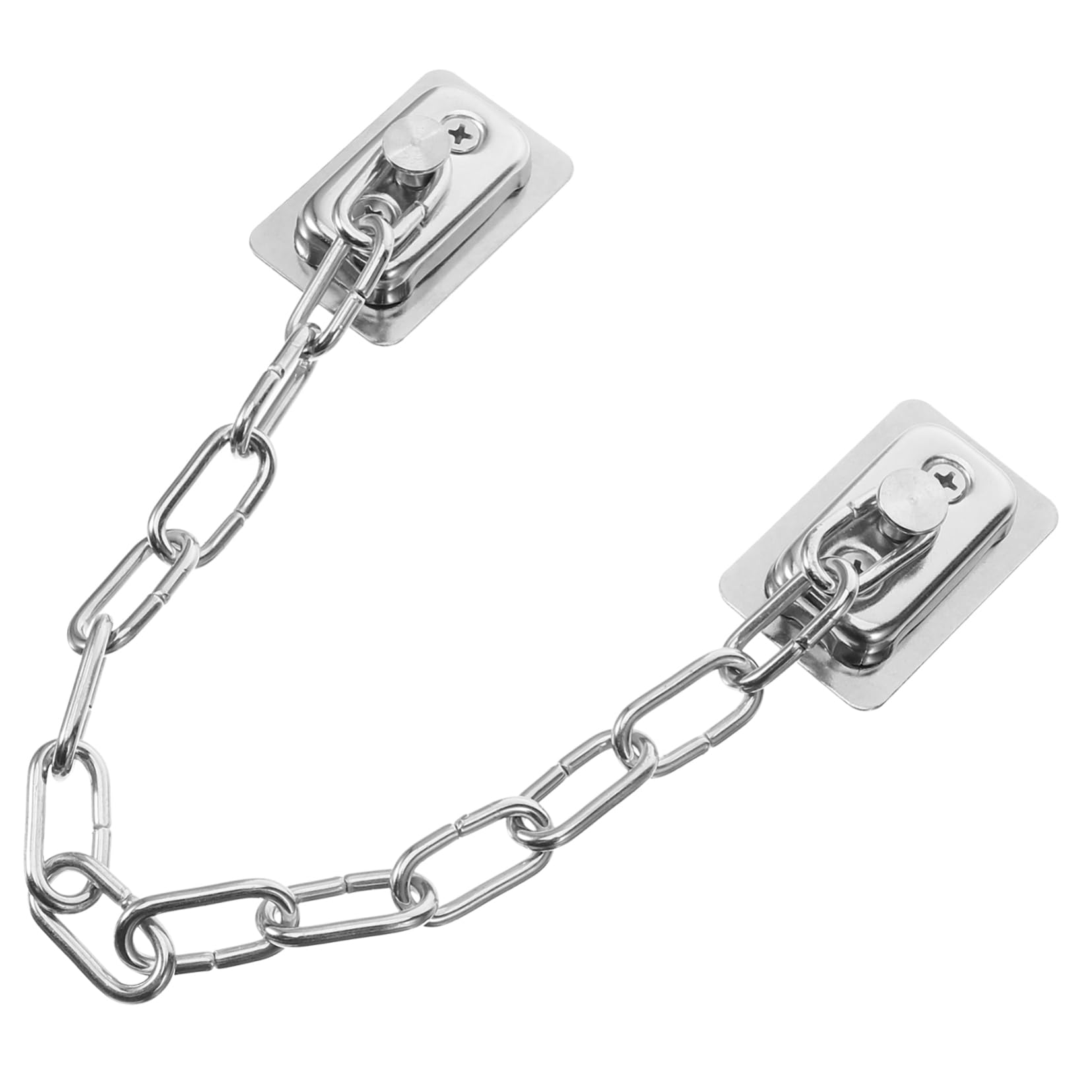 Operitacx 5 Pezzi Serratura Della Finestra Catena Acciaio Inox Serratura Della Porta Di Sicurezza Serratura a Catena Della Porta D'ingresso Serrature a Catena Per Porte Acciaio Inossidabile