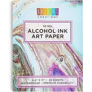 Bright Creations Alkohol-Tintenpapier, 25 Stück