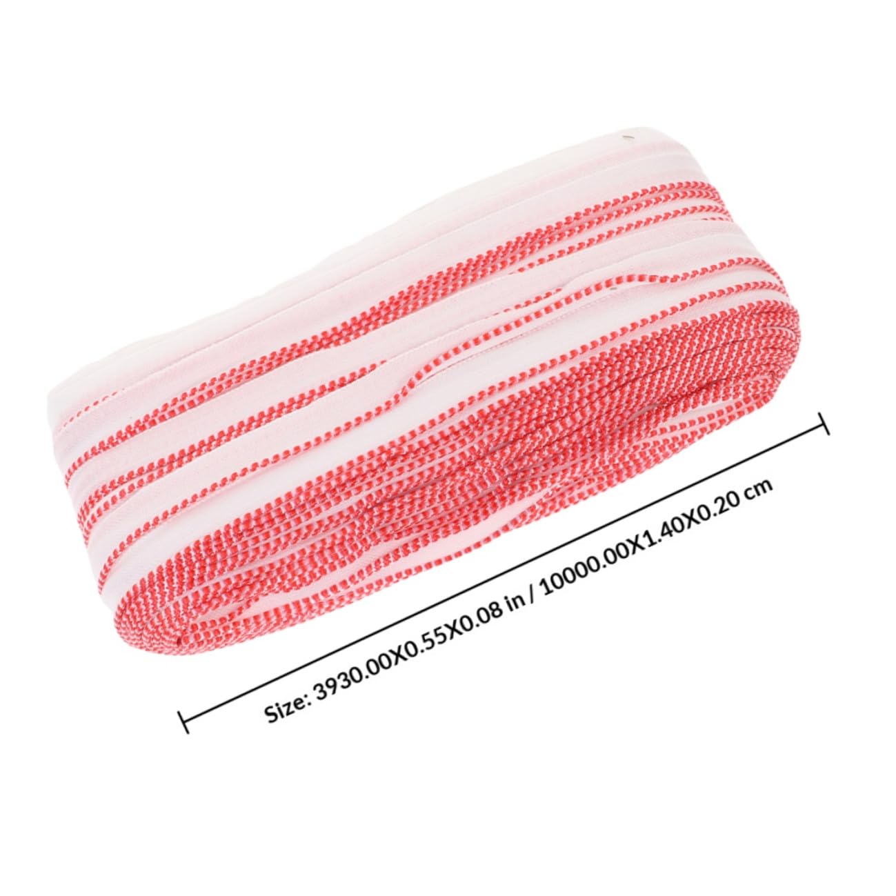 SUPVOX Ruban de Reliure en Polyester Tissé Serré 100 M Bandes Rouges et Blanches pour Reliure de Livres Kit 2 Pièces pour Décoration Réparation Fabrication D’albums Photo