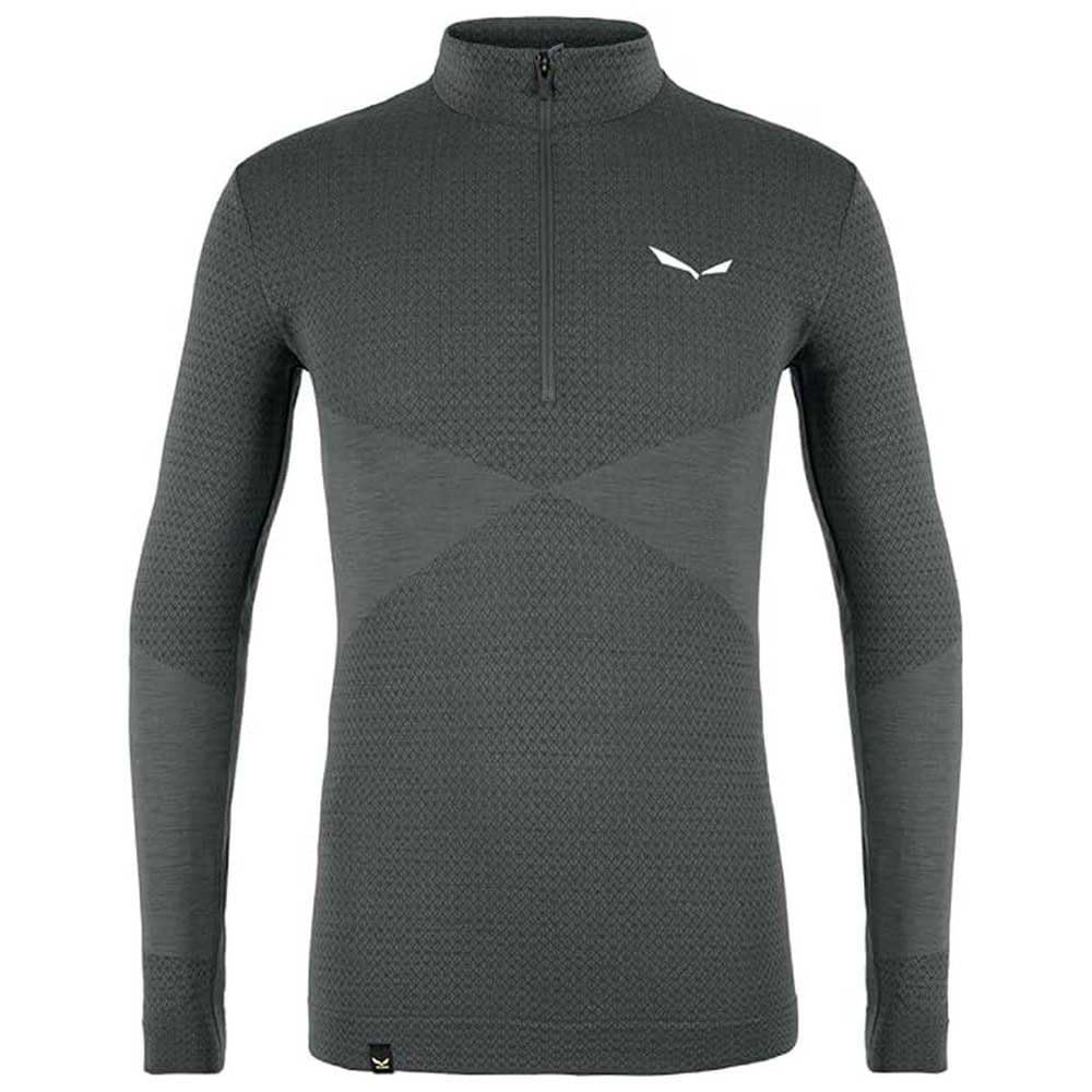 Salewa Zebru Responsive Half Zip T-Shirt Herren