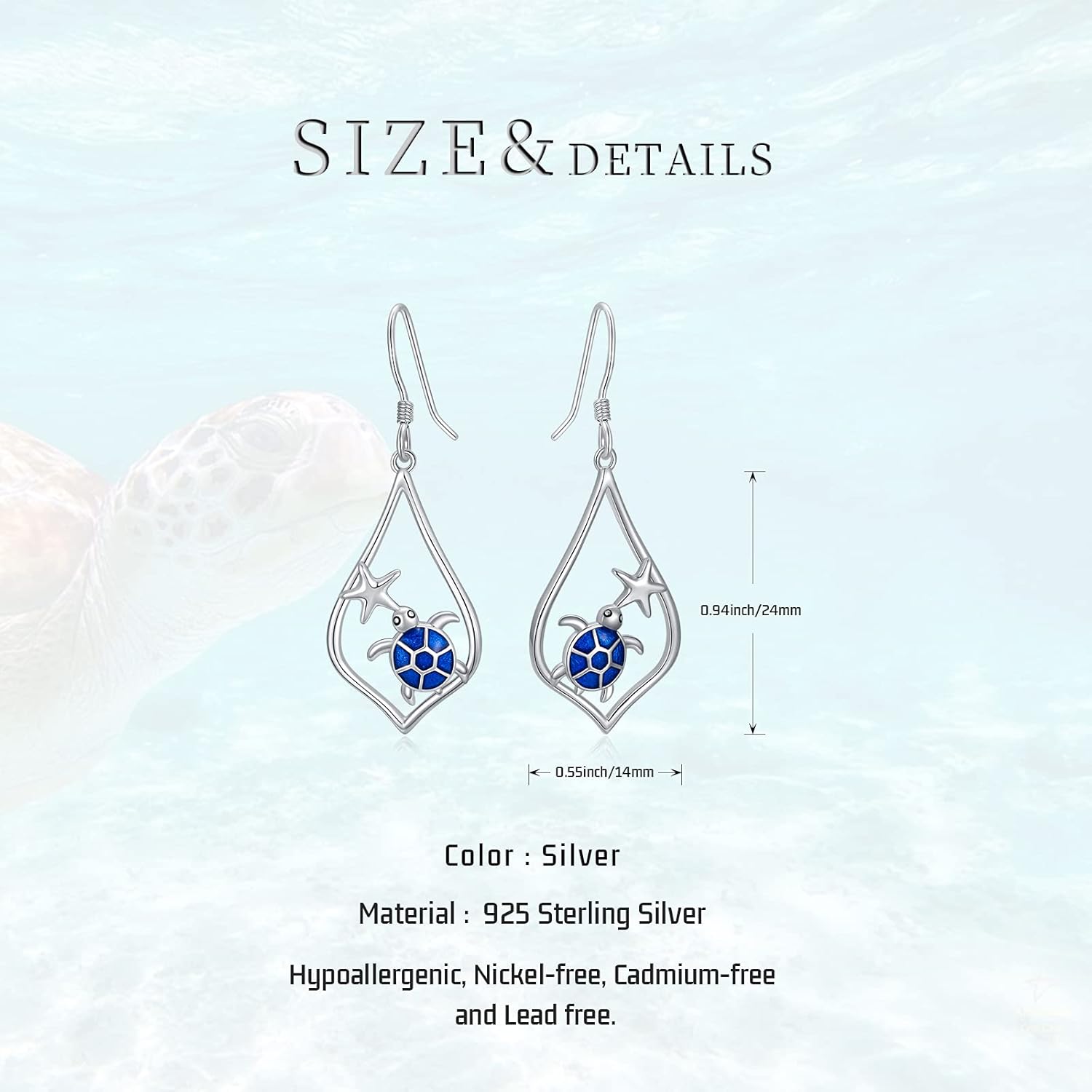 925 Sterling Silver Bee/Hummingbird/Cardinal/Giraffe Drop Dangle Earrings Jewelry Gifts for Women Friends - Image 6