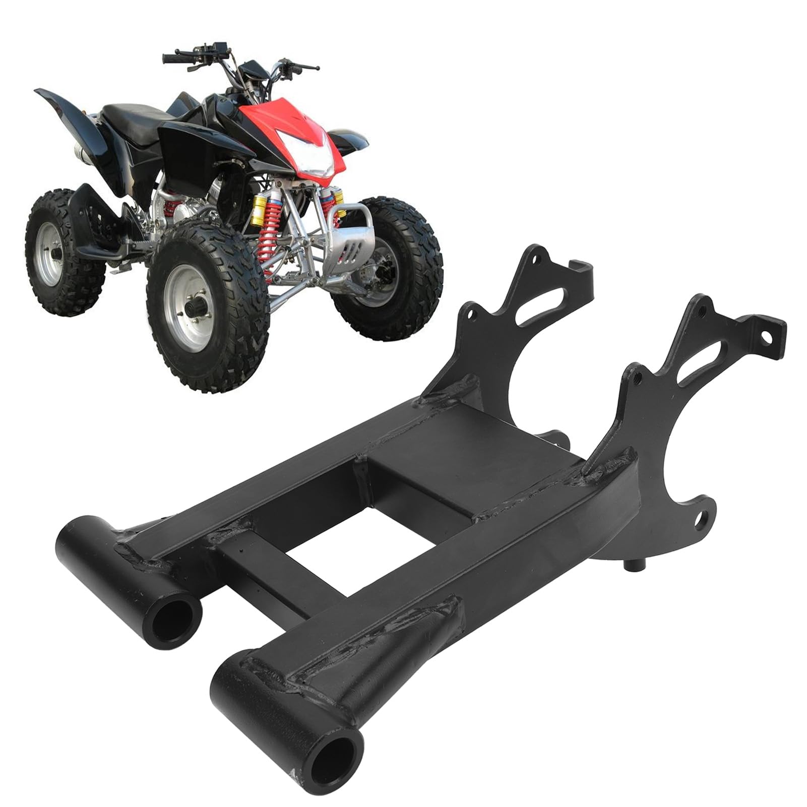 Rama Tylna Wahacza Roweru, Trwała Metalowa oś Tylna Zawieszenie Widelca Motocykl Wahacz Rama dla ATV 49cc 50cc 70cc 90cc 110cc Gokart UTV Quad