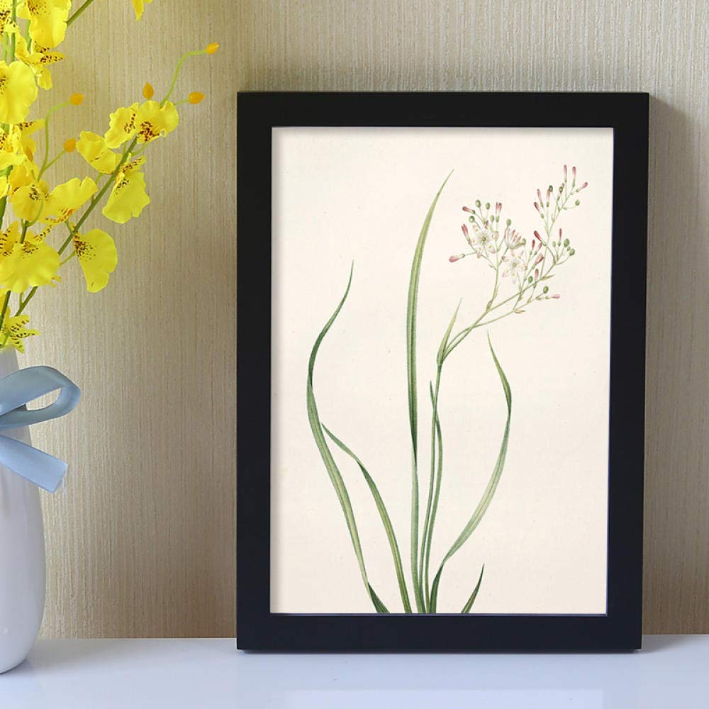 Bilderrahmen Fotorahmen Bildergalerie Massivholz Hängende Wand Schwarz 8K Wand 26,6 × 38,2 cm