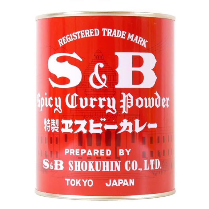 S & B Curry Powder, 14.1Ounce Tins (Pack of 4) S B