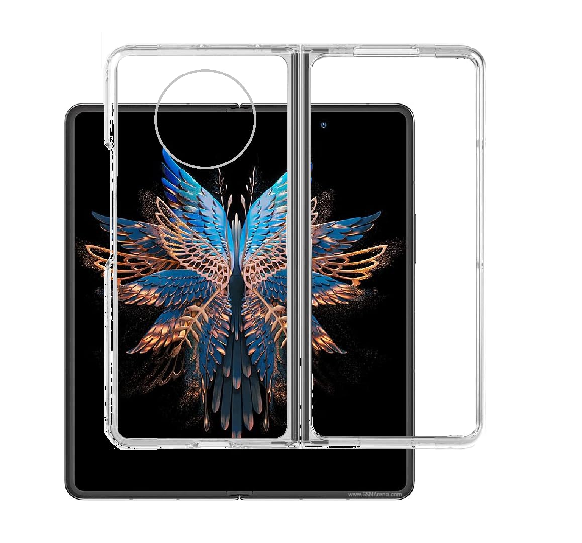 Newlike Tecno Phantom V Fold 5G Back Case Cover Hard Polycarbonate Lightweight Case Full Body Protective Back Cover Case (Clear) (B0C9X8F54Y) Amazon Price History, Amazon Price Tracker
