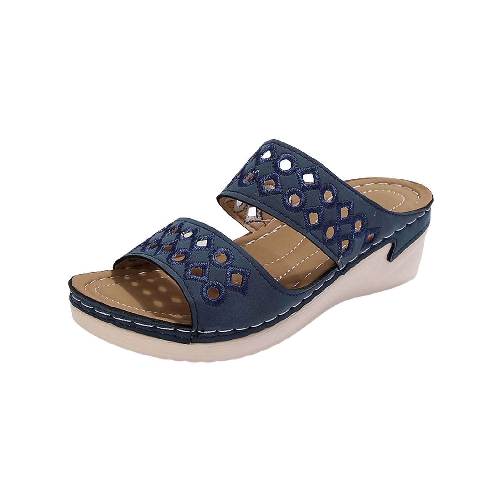 Sandales Homme été à Lanières - Semelle Antidérapante Et Légère - Design Bohème Bout Ouvert - Pour Plage, Marche