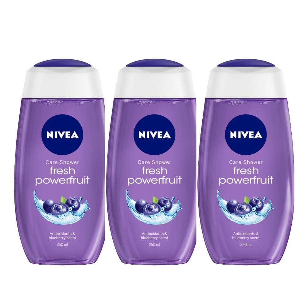 Nivea Powerfruit Fresh Shower Gel, 250 ml (Pack of 3)-image-5