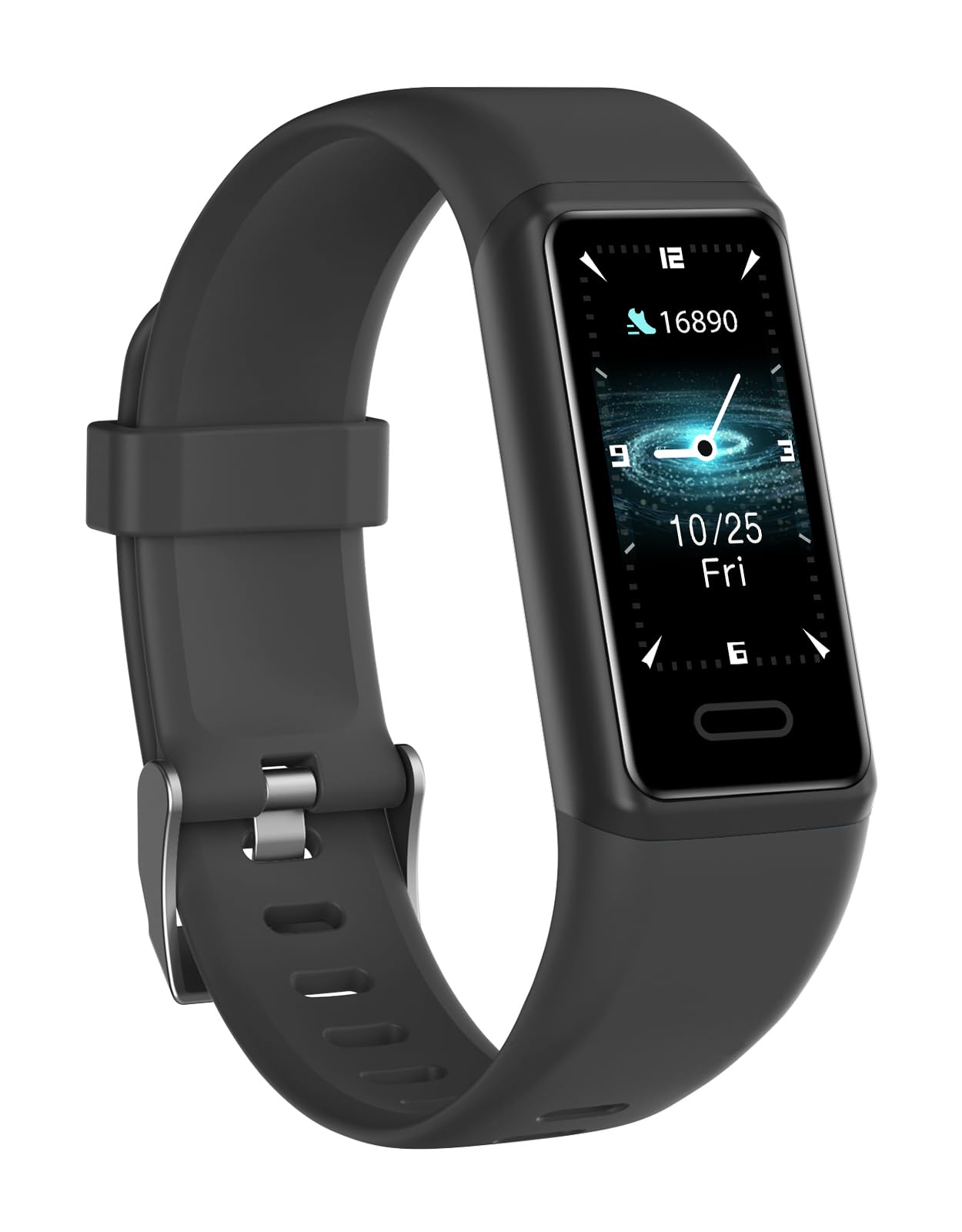 Cloudpoem Fitness Tracker, Fitness Watches for Women Men Pedometer Watch with 24/7 Heart Rate Monitor Sleep Tracker Step/Calorie Counter Stopwatch IP68 Waterproof Activity Trackers (Dark Black)-image-12