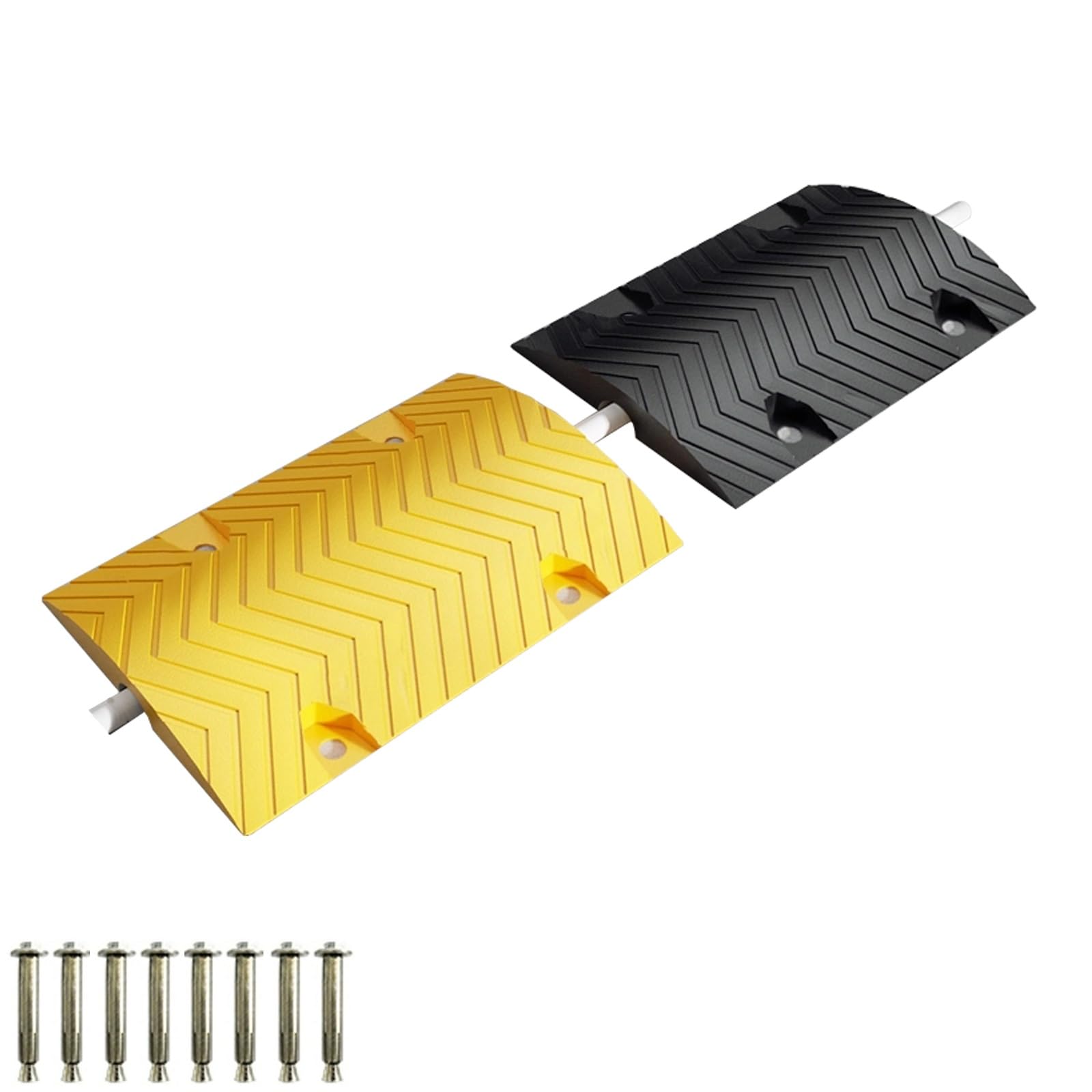Protector Cable de 1 Canal, Badenes para Garaje de Acero Fundido Resistente, Resistente a 80 Toneladas de Carga, para Carreteras, Zonas Industriales y Zonas con Tráfico Intenso