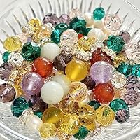 【割引セール】ハンドメイド クリスタルビーズと天然石のブレスレット Amazon.co.jp: 天然石 ビーズセット クリスタルガラス 淡水