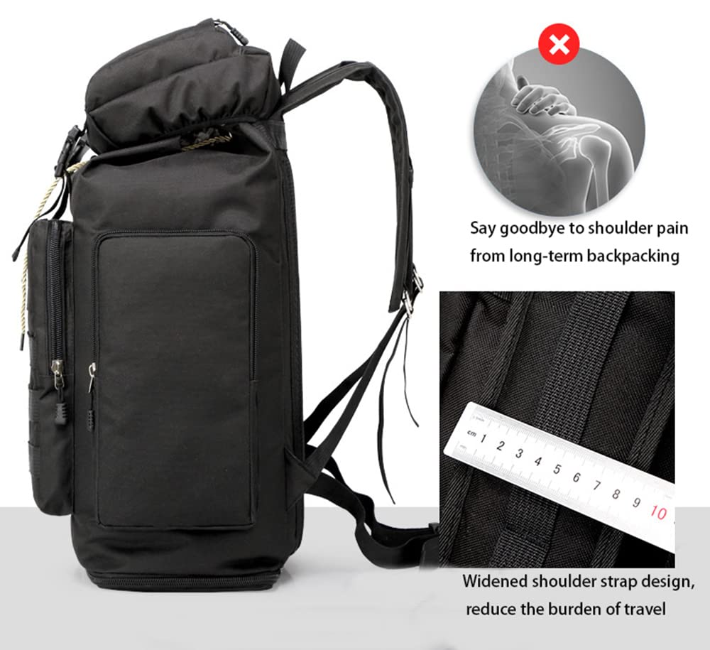 Plecak turystyczny, 40 l, uniseks, plecak reklamowy, wodoszczelny, plecak podróżny, outdoorowy, na wędrówki, plecak trekkingowy, do jazdy na rowerze, wspinaczki górskiej, podróży, żółty kamuflaż