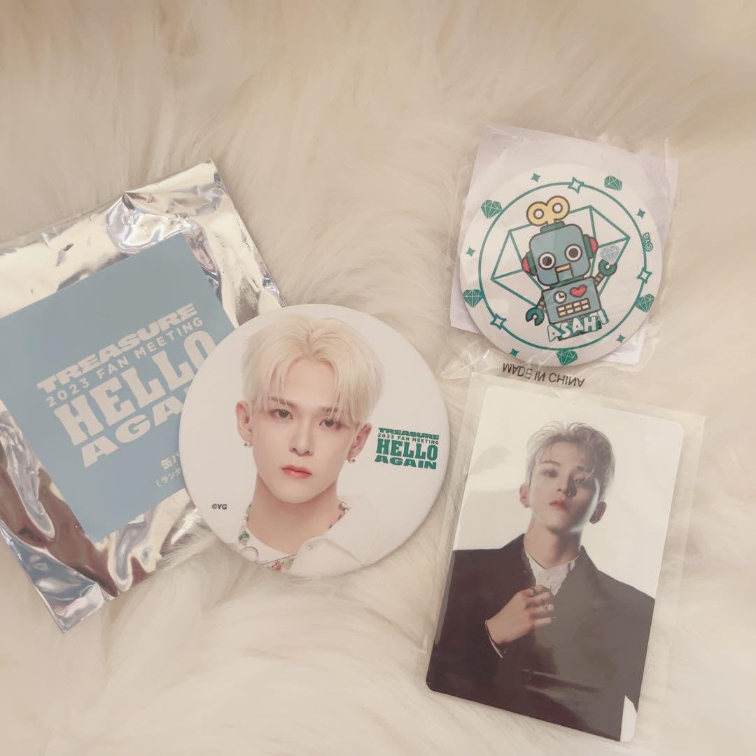 Amazon.co.jp: TREASURE ポップアップ アサヒ 缶ミラー 缶バッジ 