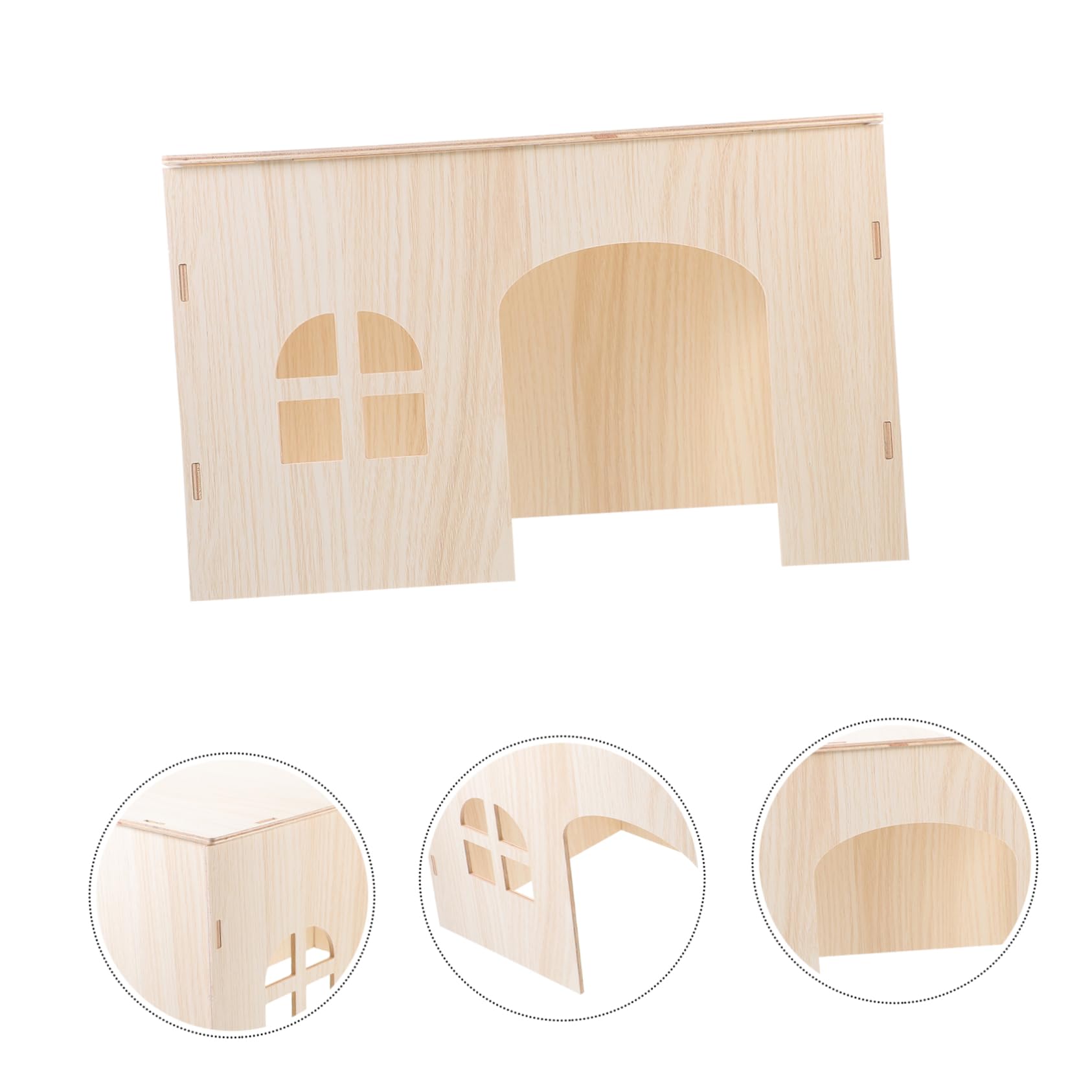 Toddmomy Maison pour Hamster Abri Multi Usage pour Rongeurs Nid Sécurisé Cachette pour Hamster Chinchilla et Autres Petits Animaux