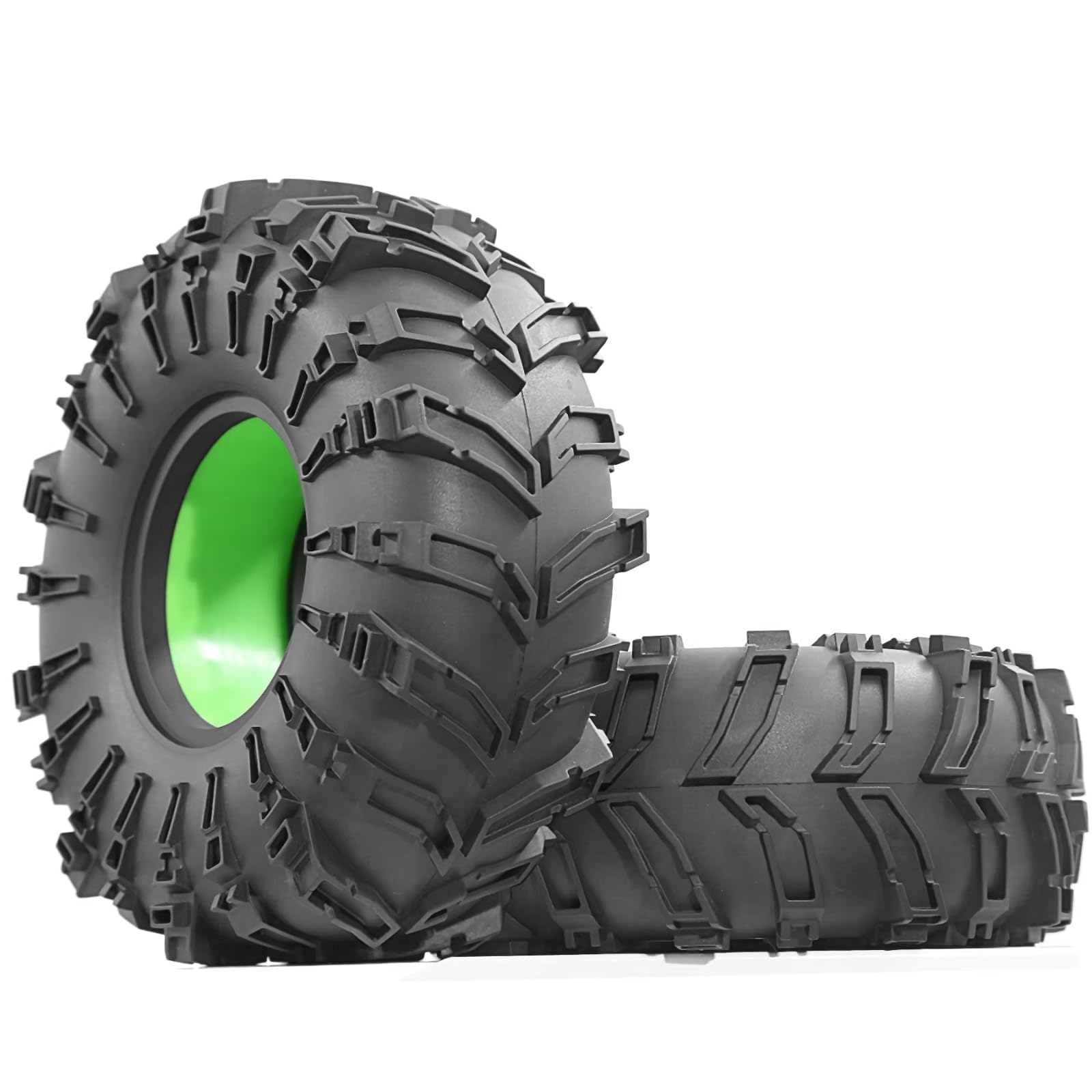 Compatibile Con Traxxas Per TRX4 Per Axial Per SCX10 1/10 RC Crawler Ricambi Auto Accessori 2.2 "Ruote In Gomma Pneumatici Inserimento In Silicone Rc Car Pneumatici