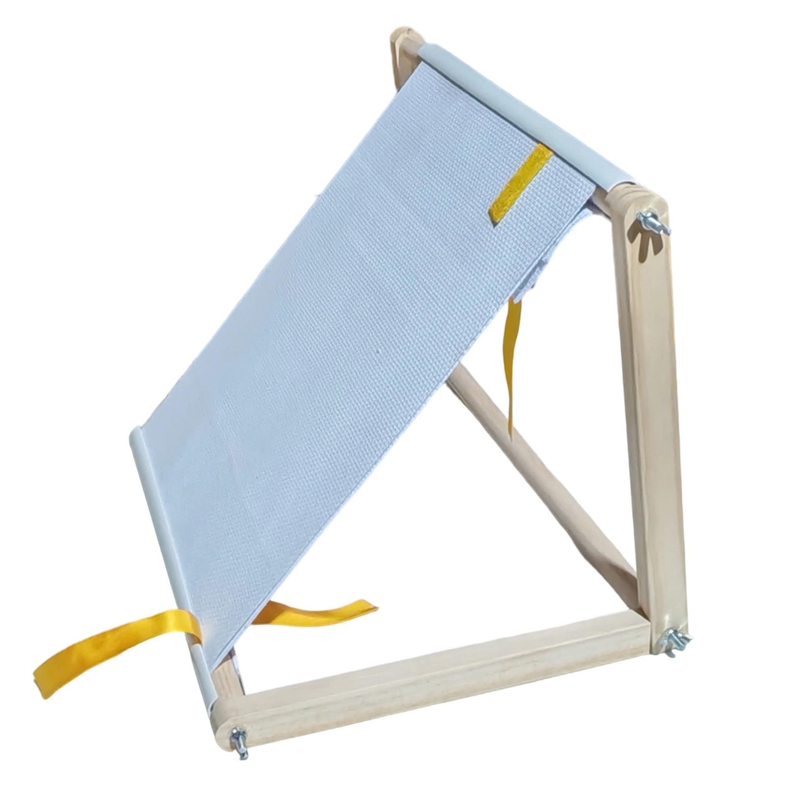 Tsophreniq Portable Desktop Embroidery Hoop Stand Craft of Natural Wood Materials for Hobbyists Ergonomic Stitching Frame